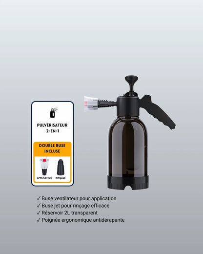 Pulvérisateur Mousse Voiture 2L Manuel -Black