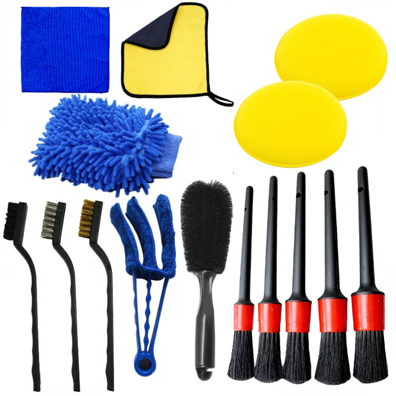 Kit Brosses Detailing Voiture Aérations